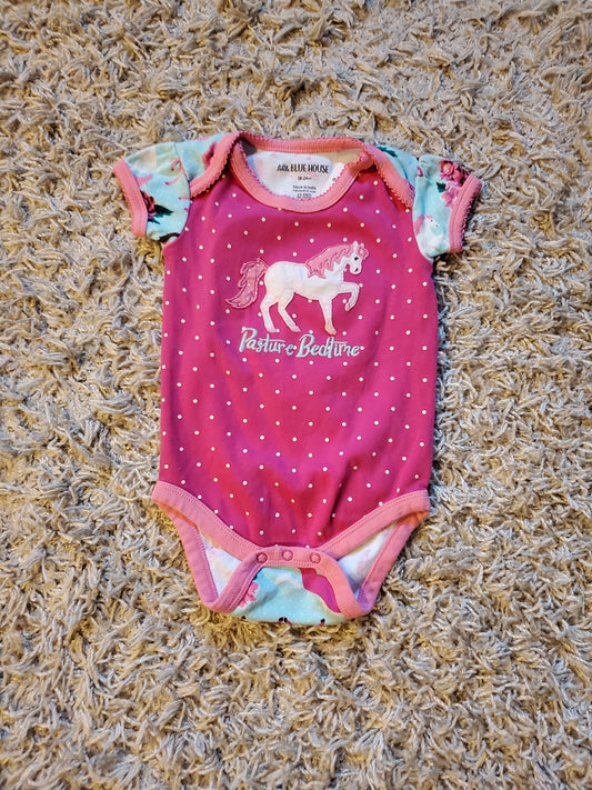 Little Blue House bodysuit. Excellent used condition. Size 18-24 months.