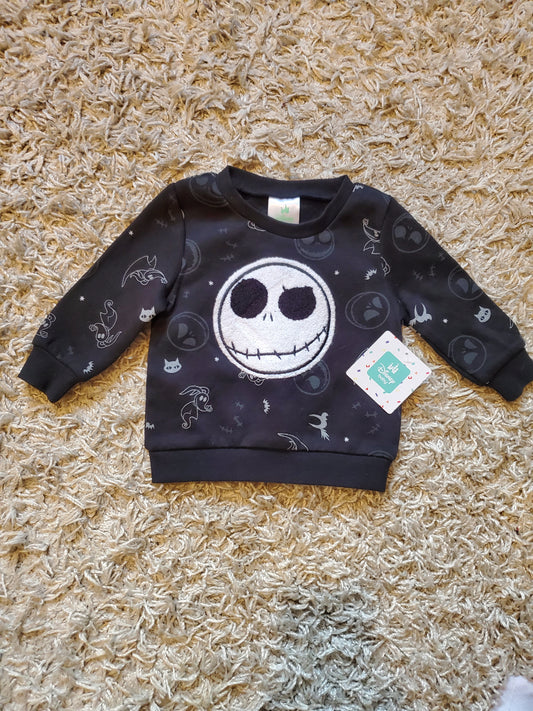 Jack Skellington sweatshirt size 12 months