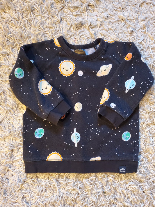 Whistle and Flute sweatshirt size 5-6 years.