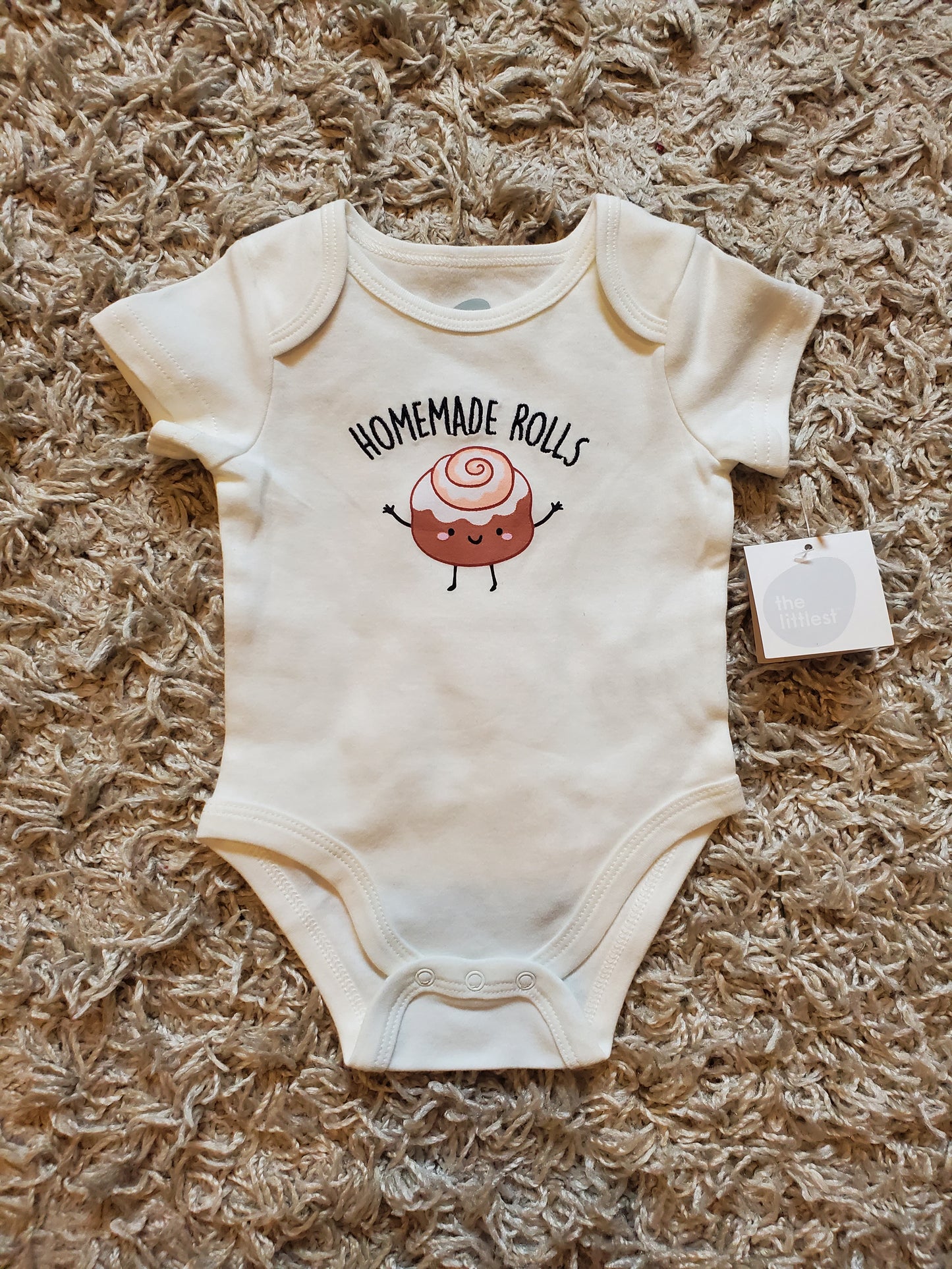 The Littlest brand bodysuit. Size 0-3 months. NWT