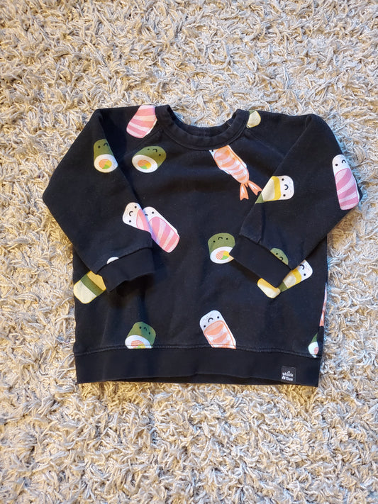 Whistle and Flute sweatshirt. Size 5-6 years.