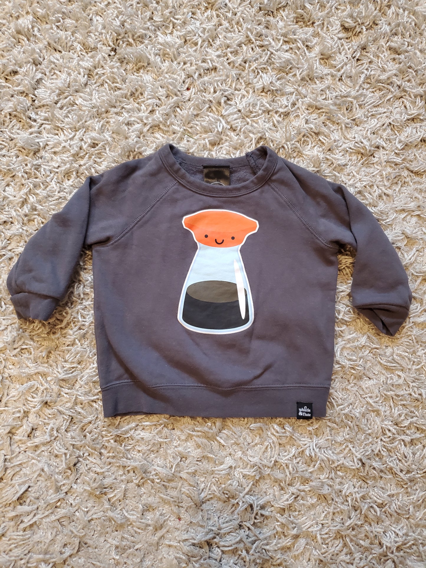 Whistle and Flute sweatshirt. Excellent used condition. Size 12-18 months.