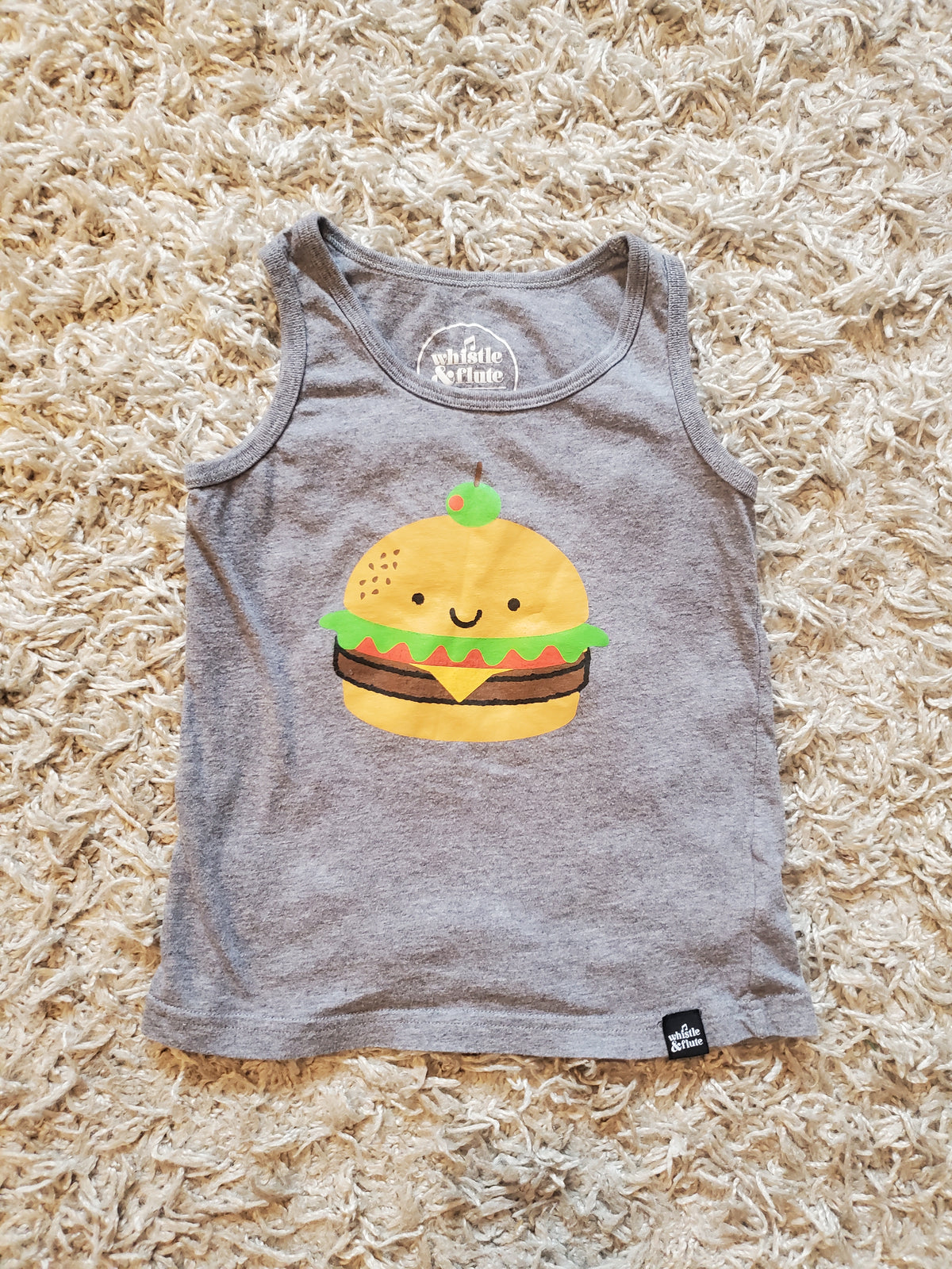 Whistle and Flute tank top. Size 5-6 years.