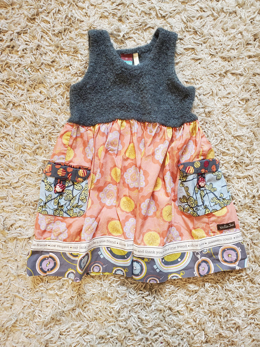 Matilda Jane sleeveless dress. Size 4T. Excellent used condition.